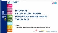 Jadwal Pendaftaran SNMPTN, UTBK, SBMPTN 2021 yang Dimulai 4 Januari