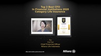 Direktur Allianz Life Indonesia Raih Penghargaan Top 3 Best CFO