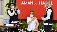 Daftar Penerima Vaksinasi COVID-19 Perdana Bareng Presiden Jokowi