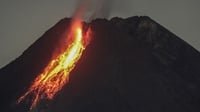 Gunung Merapi Keluarkan 22 Kali Guguran Lava Pijar