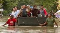 8.648 Orang Mengungsi akibat Banjir di Karawang