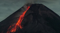 Gunung Merapi Hari Ini: 30 Kali Gempa Guguran & 130 Gempa Hybrid