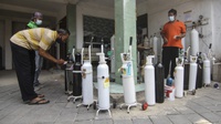 Penjual Tabung Oksigen Medis Palsu di Tangerang Jualan Pakai Medsos