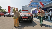 Satgas Luncurkan 20 Mobil & 60 Relawan Bagi Masker Gratis di Jabar