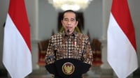 Jokowi saat Hari Santri: RI Harus jadi Pemain Utama Ekonomi Syariah