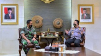 Kapolri Minta Polisi & TNI Kerja Sama Kawal Program Pemerintah