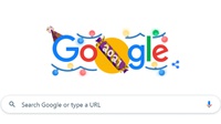 Google Doodle Sambut Tahun Baru 2022, Happy New Year's Eve
