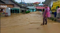 Banjir di Solok Rendam Sawah & Rumah, Kerugian Ditaksir Rp300 Juta