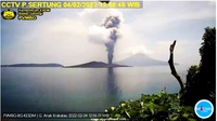 Gunung Anak Krakatau Erupsi, PVMBG Tetapkan Level Waspada