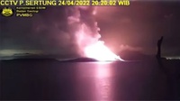 Situasi Terkini Gunung Anak Krakatau: 1 Kali Gempa Letusan