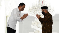 Ma'ruf Amin Ingin Teladani Sahal Mahfudh tapi Disuruh Belok Jokowi