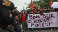 Unjuk Rasa Tolak Kenaikan BBM: Polisi Jaga 10 Titik Demo di Jakarta