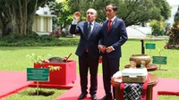 Presiden Jokowi Bertemu PM Palestina M Shtayyeh di Istana Bogor