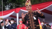 Ganjar Bantah Bahas Politik saat Bertemu Jokowi di Istana