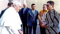 Ketua Umum Kadin Bertemu Paus Fransiskus Bahas Soal G20