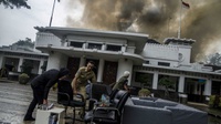 Kebakaran Bappelitbang Bandung, Polisi Tangkap Pekerja Proyek