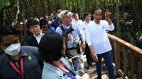 Jadwal Penanaman Bakau Mundur, Jokowi Ajak Media Keliling Tahura