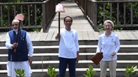 Jokowi dan Pemimpin G20 Bawa Cangkul Menanam Mangrove di Tahura
