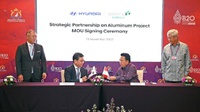 Hyundai dan PT Adaro Minerals Kerja Sama Amankan Stok Aluminium