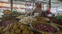 Blusukan di Pasar Johar Baru, Jokowi: Harga Banyak yang Turun