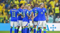 Live Score Brasil vs Korsel 16 Besar, Line-up Pemain & Formasi
