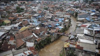 Banjir di Braga Imbas Tanggul Sungai Cikapundung Jebol