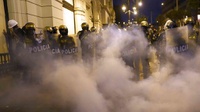 Kerusuhan Peru Semakin Mencekam, Polisi Dibakar Hidup-Hidup