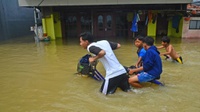 Banjir Melanda 17 Desa di Kudus Jateng, 643 Orang Mengungsi