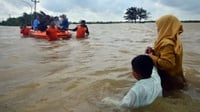 Banjir di Kudus Meluas ke 21 Desa, 2 Warga Tewas & 652 Mengungsi