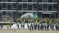 Kerusuhan di Brasil: Pakai Kode di Medsos untuk Organisir Massa