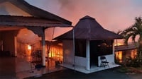 Kebakaran di Rumah Dinas Kapolda Papua Diduga akibat Korsleting