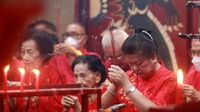 Warga Tionghoa Rayakan Imlek 2023, Polisi Jaga Beberapa Wihara