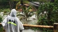 Banjir Rob Menerjang Tiga Desa & Satu Kelurahan di Bintan Kepri