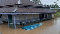 Banjir Melanda Empat Desa di Kecamatan Sembakung Nunukan