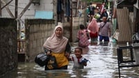 BPBD Catat 5 RT di Jakarta Selatan Terendam Banjir Pagi Ini