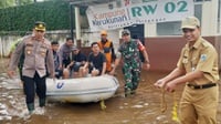 Titik Banjir di Jakarta Meluas Jadi 2 Ruas Jalan dan 82 RT