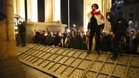 Kronologi Demo Tolak UU Pers di Parlemen Georgia Berujung Rusuh