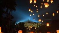 Makna Pelepasan Lampion di Festival Waisak Borobudur 2023