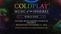Link Limited Tiket Coldplay Jakarta 2023 dan Tips War Penonton
