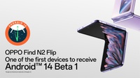 OPPO Find N2 Flip Akan Menerima Pembaruan Android 14 Beta 1