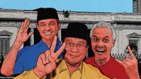 Survei Elektabilitas Terbaru: Prabowo 42%, Ganjar 37%, Anies 17%