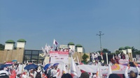 Ribuan Nakes Demo Tolak RUU Kesehatan di Depan Gedung DPR RI