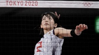Foto & Profil Sarina Koga Nomor 3 Voli Putri Jepang di VNL 2023