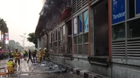 TransJakarta Buat Halte Sementara di Tendean Imbas Kebakaran