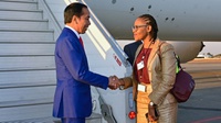 Jokowi Tiba di Afrika Selatan Bakal Hadiri KTT BRICS