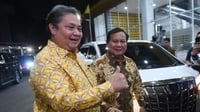 Gibran Absen di HUT Golkar, Airlangga: Diwakili Prabowo & Jokowi