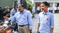 Gibran Didampingi Prabowo ke Lokasi Debat Perdana Cawapres