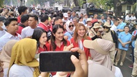 Petinggi PSI Tiba di KPU Jelang Pendaftaran Prabowo-Gibran