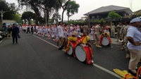 Drumben hingga Ondel-Ondel Bersiap Iringi Prabowo-Gibran ke KPU