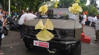 Prabowo-Gibran akan Naik Mobil Pindad Maung dari Taman Suropati